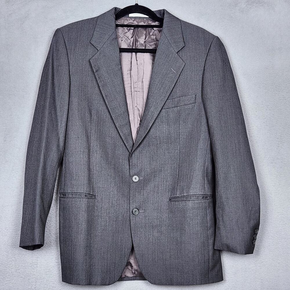 YVES SAINT LAURENT Blazer Mens 40 Wool Pinstripe Sport Coat Made in France Class